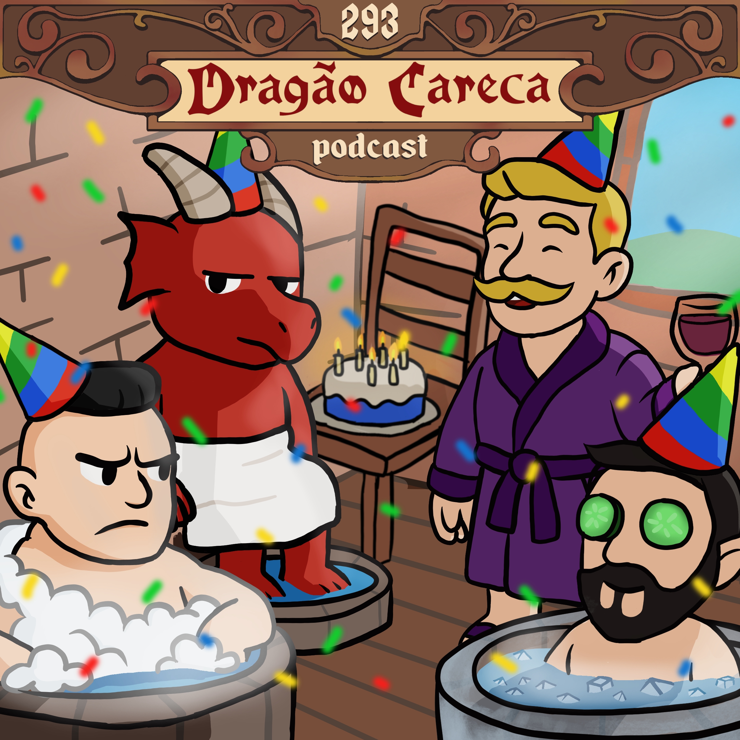 DC 293 - Feliz sexto Aniversário, Dragão Careca!